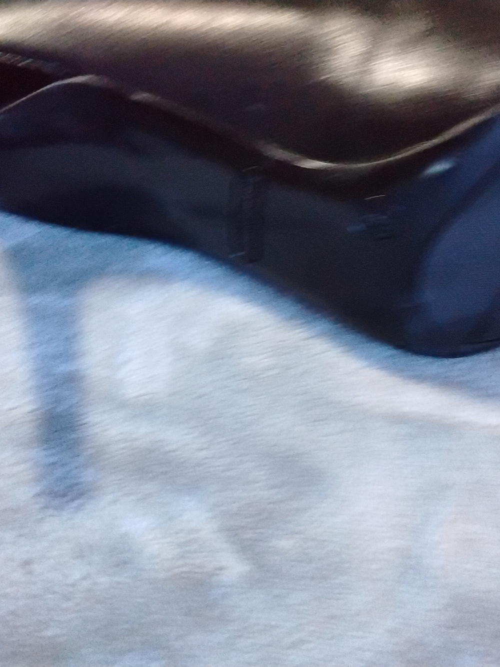 Nine West Black Pointed Toe Leather Pumps - Picture 8 of 9